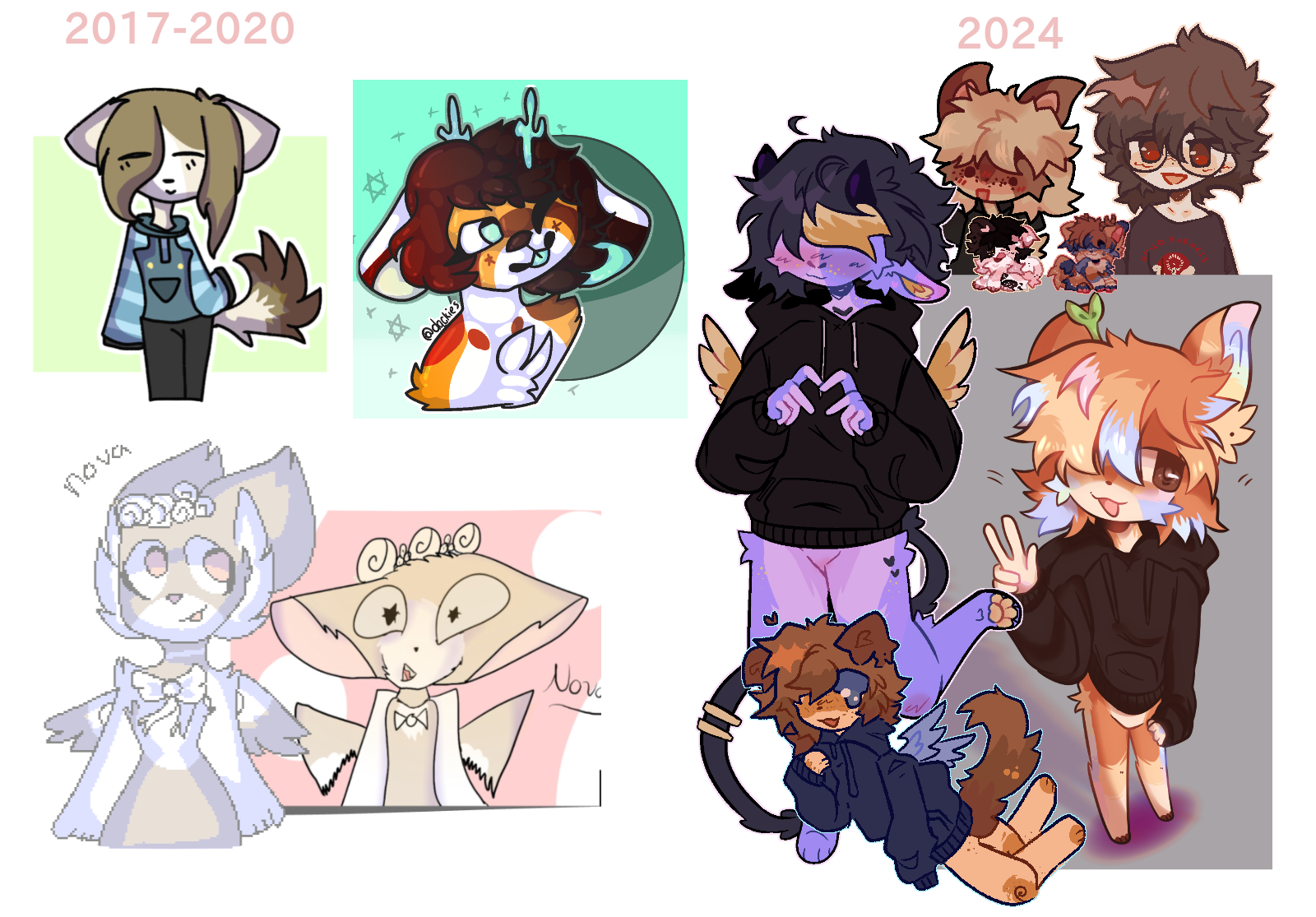 My Old and New artwork.